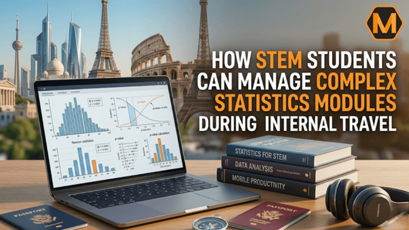 How STEM Students Can Manage Complex Statistics Modules During International Travel