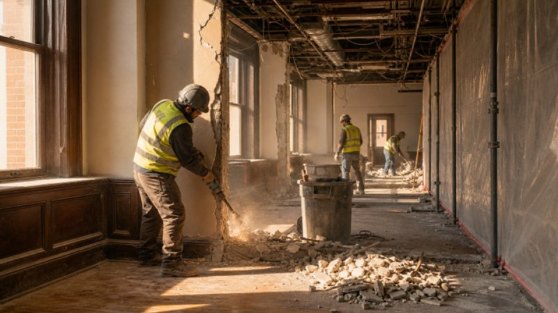 Selective Demolition in Active Buildings