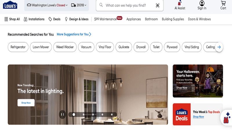 Lowe's: Best for Store-Connected Shopping