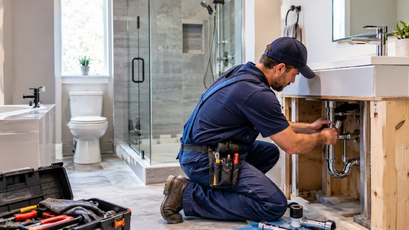 bathroom remodel plumbing contractor