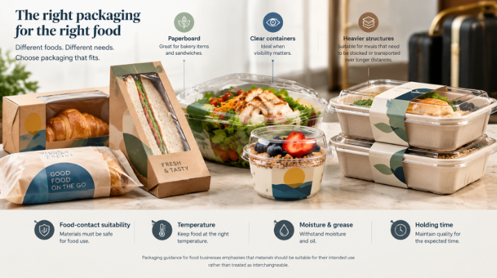 Different Material Packaging for Different Food Hotel MBPAK